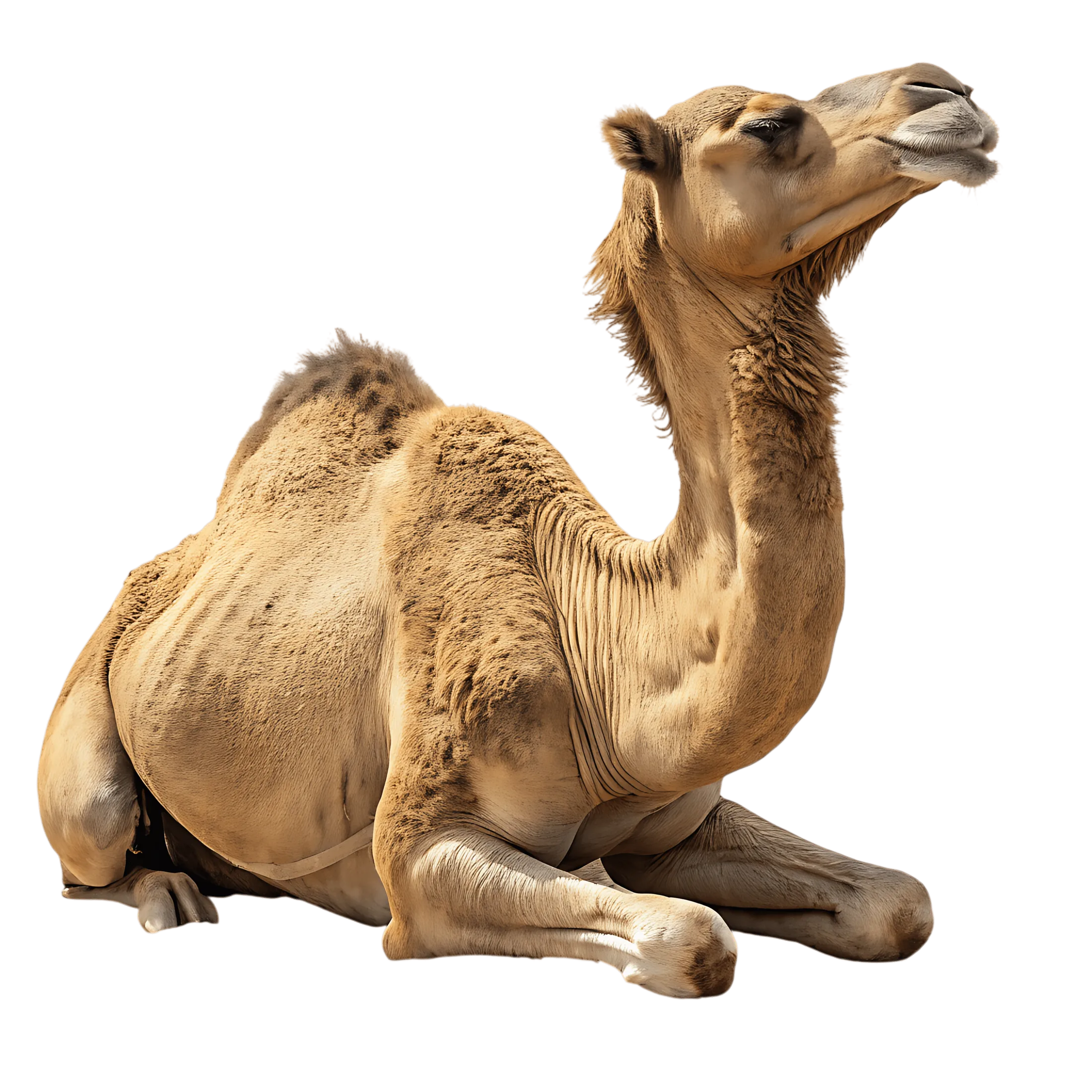 A resting dromedary